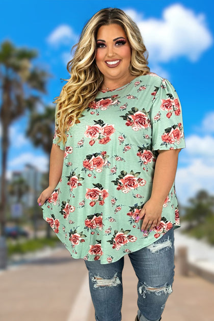 New PLUS SIZE Womens SOFT OLIVE BUTTERFLY AMERICAN FLAG TUNIC T SHIRT 1X 2X  3X