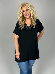 SALE!! 68 SD-L {The One That Got Away} Black Top w/Black Lace PLUS SIZE XL 2X 3X