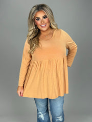 26 SQ-D {Dance The Night Away} Spicy Mustard Tunic PLUS SIZE XL 2X 3X