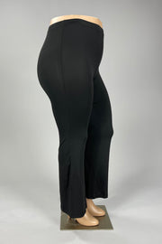 BT-L {Working Together} Black Flared Pants CW EXTENDED PLUS SIZE 1X 2X 3X 4X 5X