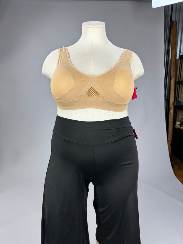 BRALETTE {Just That Easy} Beige Mesh Bralette CW PLUS SIZE 3X