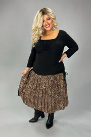 Shop The Look #2 (Midnight Walks & Charter Club Leopard Skirt)