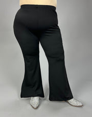 SALE!! BT-E {My Perspective} Black Flared Leg Pants CW EXTENDED PLUS SIZE 1X 5X