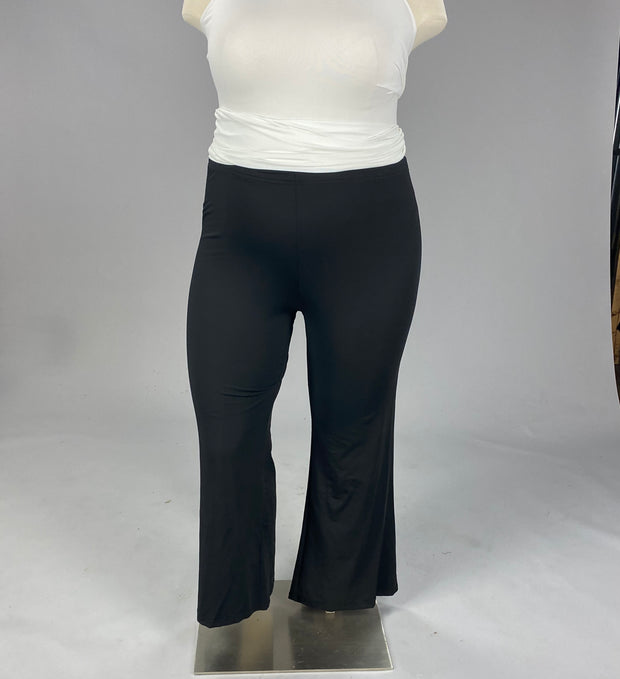 SALE!! BT-E {My Perspective} Black Flared Leg Pants CW EXTENDED PLUS SIZE 1X 5X