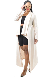 24 OT {Come Together} Ivory Brushed Fleece Cardigan PLUS SIZE 1X 2X 3X