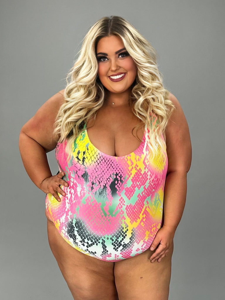 SWIM-K {Exact Moment} Black/Gold One Piece Swimsuit PLUS SIZE 3X – Curvy  Boutique Plus Size Clothing