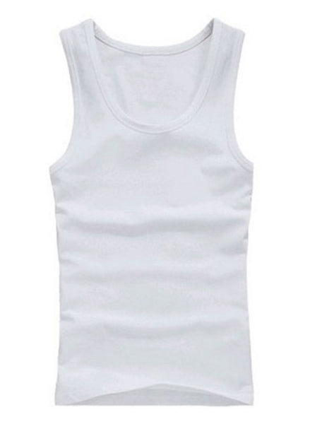 TANK White Ribbed Tank