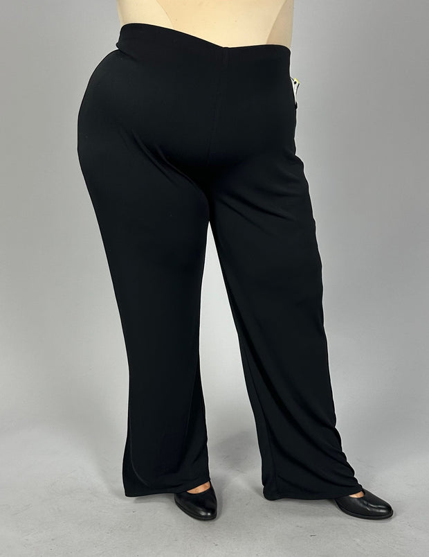 BT  M-109  {Alfani} Black Wide Leg Pants