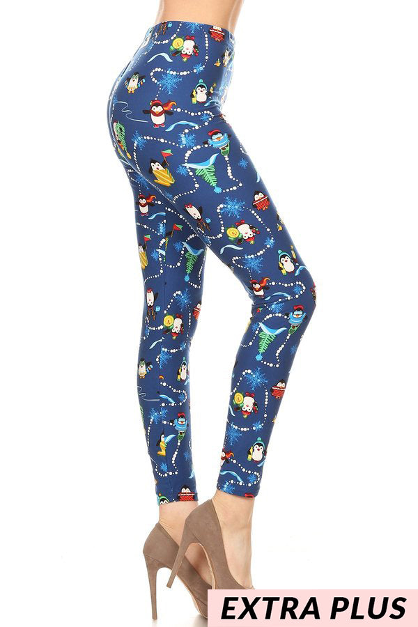 Snow Globe Pattern Leggings: Women's Christmas Outfits, 59% OFF