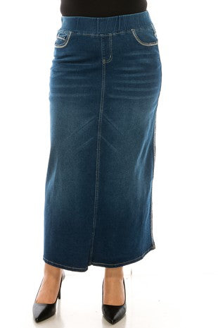 Women's Denim Midi Skirt - … curated on LTK