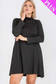 89 SLS {Doing Life Right} Black Turtleneck Dress