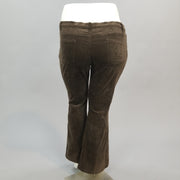 BT-R {The Choice Is Yours} Brown Corduroy Bell-Bottom Pants PLUS SIZE