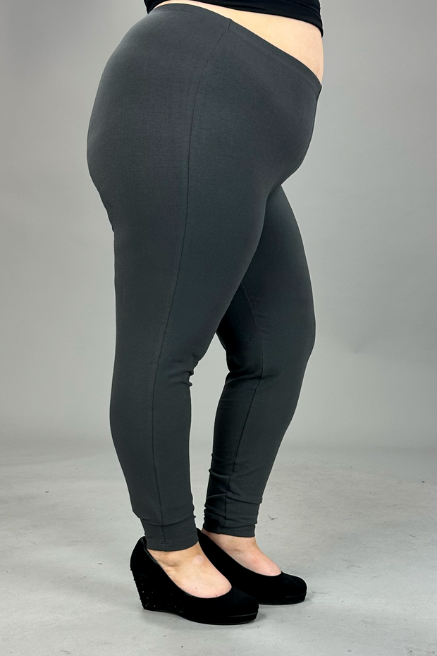 Creamy Soft Yes and No Extra Plus Size Leggings - 3X-5X - By USA