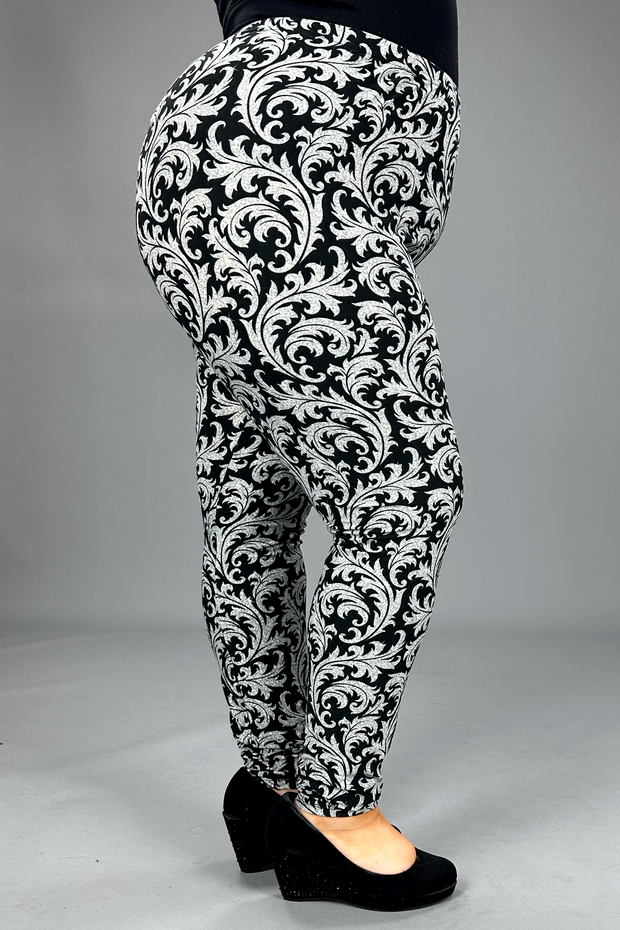 Buttery Smooth Daisy Extra Plus Size Leggings - 3X-5X