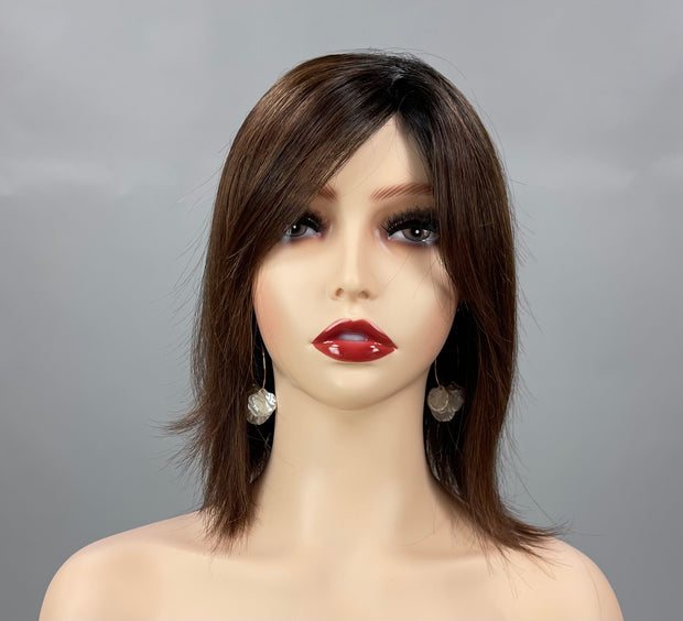 "Cold Brew Chic" (Cola with Cherry) HAND-TIED BELLE TRESS Luxury Wig