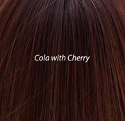 SALE!! "Peppermint" (Cola with Cherry) Hand-Tied BELLE TRESS Luxury Wig