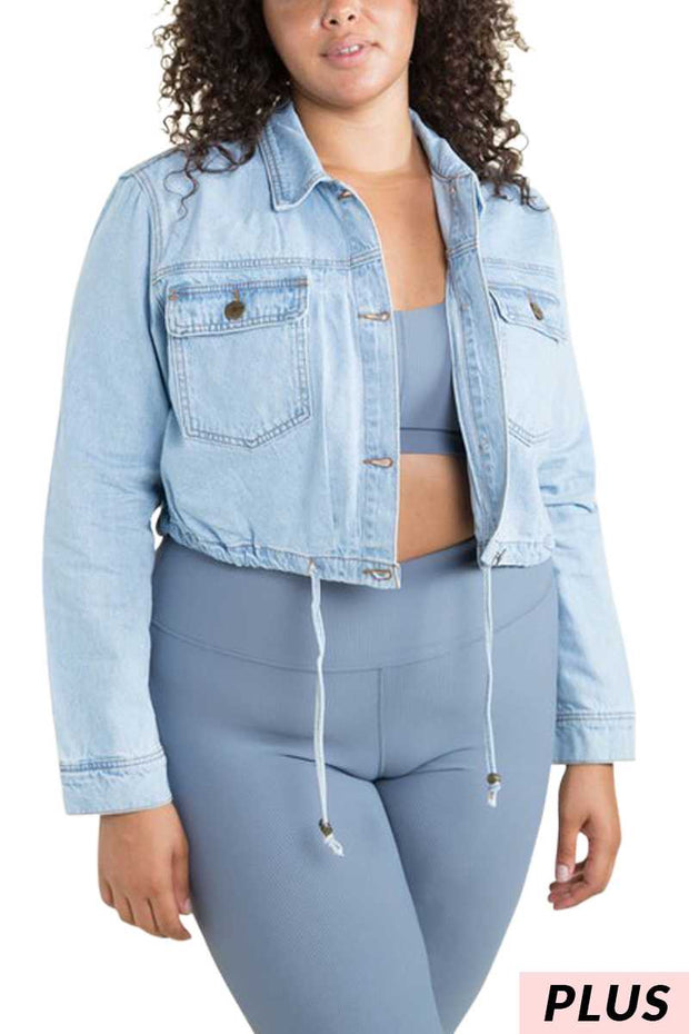 38-OT-F{My Hero]  Light Blue Denim Jacket