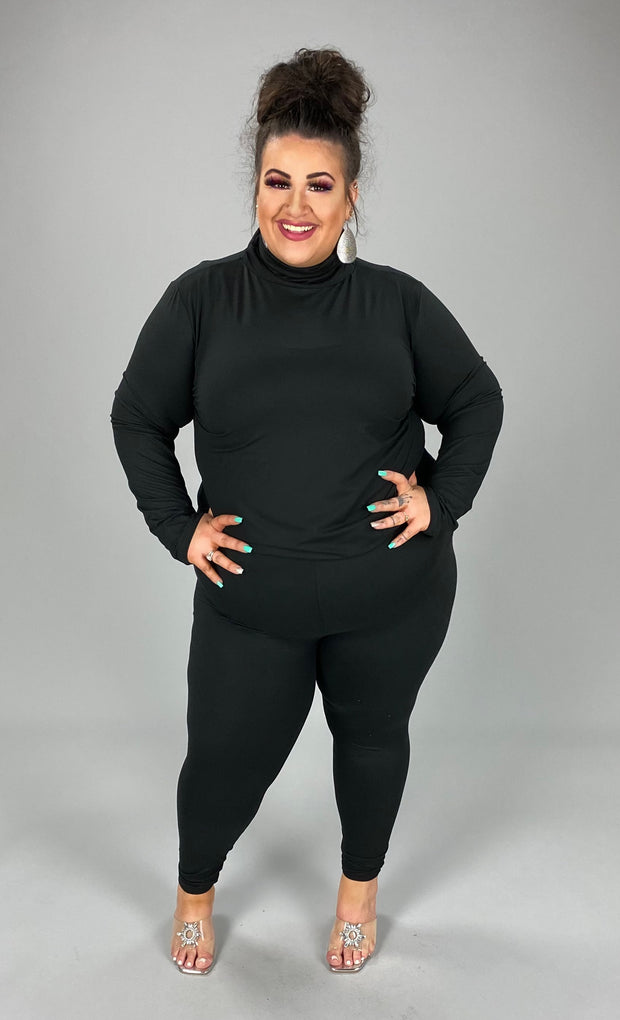BT-B {On The Right Side} VOCAL Black Leggings w/Studs PLUS SIZE 1X 2X –  Curvy Boutique Plus Size Clothing