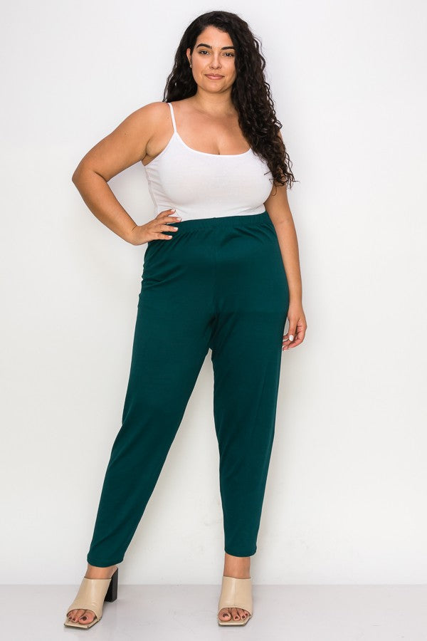 BT-I {Stay Sweet} Forrest Green Lounge Pants CURVY BRAND!!!  EXTENDED PLUS SIZE 3X 4X 5X 6X (True To Size}