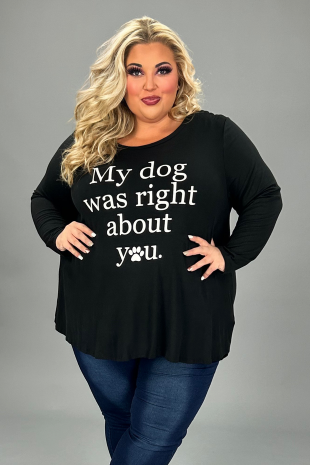 26 PQ {Easy To Believe} Black V-Neck Top w/Ivory/Fuchsia Dots EXTENDED PLUS  SIZE 3X4X 5X