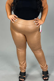 BT-99 {EYE CANDY} Pleather Pants PLUS SIZE 3X